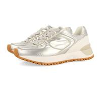 Metallic Sneakers NABBE, Metallic Silver, 6 UK
