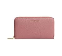 Coccinelle Purse Metallic Soft Wallet Grained Leather Winter Rose Mauve