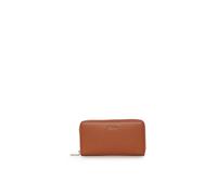 Coccinelle Purse Metallic Soft Wallet Grained Leather Crab Light Brown