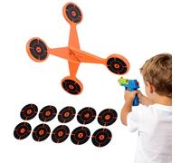 Metallic Spinner Target Board, Carbon Steel, Automatic Reset, Portable, Spinner Target with Auto Reset for Recreation Shooting, For Use in Outdoor Shooting Ranges Backyards Field Open Grounds o