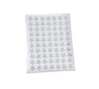 Metallic Star Sticker Decorative Label Adhesive Wrapping for Scrapbooking Children Motivational Journal Decoration Metallic Star Sheet