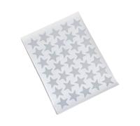 Metallic Star Sticker Decorative Label Adhesive Wrapping for Scrapbooking Children Motivational Journal Decoration Metallic Star Sheet