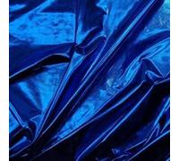 Metallic Tricot Lame Shinny Fabric Perfect for Costume Crafts Dancewear Party Decoration 44" Wide Sold Per Metre By The Fabric Guys (Royal)