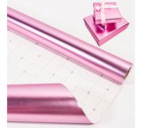 Metallic Wrapping Paper Roll,43cm*10m Purple Wrapping Paper,Luxury Matte Gift Wrap Paper for Birthday,Party, Wedding,Christmas,Festive Decorations,DIY Crafts