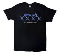 Metallica 40 XXXX T-Shirt in Black | Size: Large metallica Black L