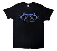 Metallica 40 XXXX T-Shirt in Black | Size: Small metallica Black S