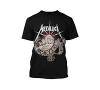 Metallica T Shirt 40th Anniversary Forty Years Band Logo Official Mens Black