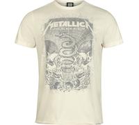 Metallica Amplified Collection - Inverted Black Album T-Shirt off white L