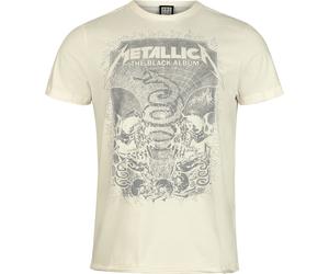 Metallica Amplified Collection - Inverted Black Album T-Shirt off white L