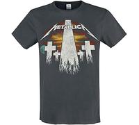 Metallica Amplified Collection - Master of Puppets Revamp Men T-Shirt Charcoal XXL, 100% Cotton, Regular