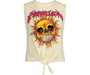 Metallica Amplified Collection - Neon Sun Top white L