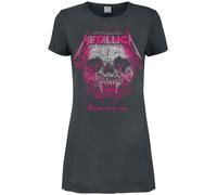 Metallica Amplified Collection - Wherever I May Roam Pink Ink Mini Dress charcoal XXL