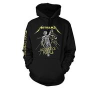 Metallica and Justice for All James Hetfield Official Unisex Hoodie Hooded Top (Medium) Black