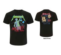 Metallica T-Shirt And Justice for All (Original) Unisex Black Size M