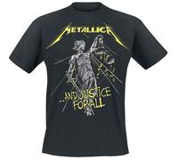 Metallica T Shirt And Justice For all Tracks Official Black Mens Tee Metal Merch