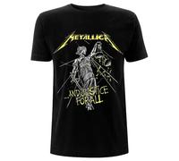 Rock Off officially licensed products Metallica and Justice for All Tracks T Shirt XL Black