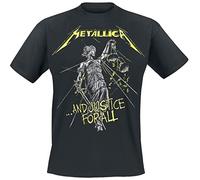 And Justice For All Tracks T Shirt metallica Black XXL