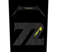 Metallica Back Patch Charred M72 Band Logo Official Black One Size