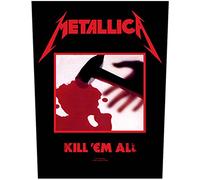 Metallica Back Patch Kill Em All Official Black Woven 36 cm x 29 cm One Size