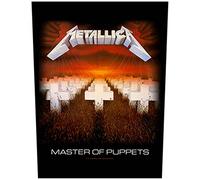 Metallica Back Patch Master of Puppets Official Black Woven 36 cm x 29 cm One Size