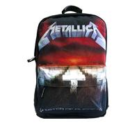 Metallica Backpack Master Of Puppets Band Logo Official Licensed Black One Size