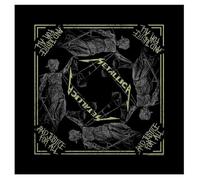 Metallica Bandana And Justice For All Band Logo Official Black One Size
