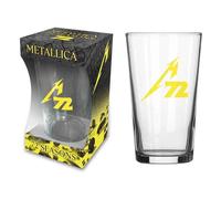 Metallica Beer Glass 72 Seasons Band Logo Official Boxed One Size