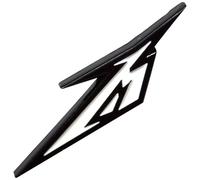 Metallica Black And White Band Logo Pin Badge One Size