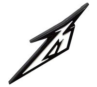Rock Off officially licensed products Metallica Black And White Band Logo Pin Badge One Size