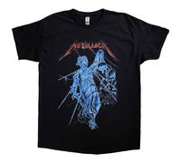 Metallica Blue Justice For All T-Shirt in Black | Size: Large metallica Black L