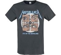 Metallica Amplified Collection - Eye of The Beholder Men's T-Shirt Charcoal S 100% Cotton Regular