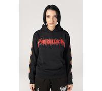 Metallica - Flower Skull Backprint - Hoodie - black - M - 80% Cotton, 20% Polyester M