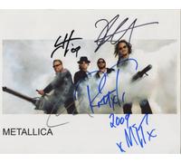 Metallica FULLY SIGNED Photo 1st Generation PRINT Ltd 150 + Certificate (2)