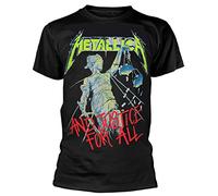 Metallica 'Hammer of Justice for All' T-Shirt (Medium) Black