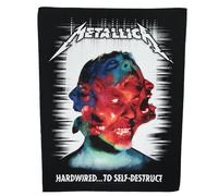 Metallica Hardwired to Self Destruct Back Patch Thrash Metal Band XL DTG Printed