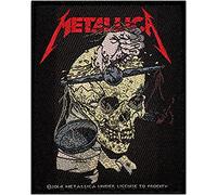 Metallica Harvester Of Sorrow woven patch, 8 cm x 10 cm