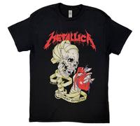 Metallica Heart Explosive T-Shirt in Black | Size: Small metallica Black S