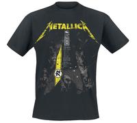 Metallica Hetfield Vulture Men's T-Shirt Black Vorne Bedruckt Regular, Black/White, M