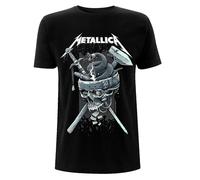 Metallica History Logo White Official Unisex T-Shirt