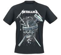 Metallica History Men T-Shirt Black XXL, 100% Cotton, Regular