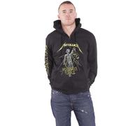 Metallica Hoodie And Justice For All Tracks new Official Mens Black Pullover