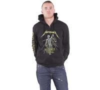 Metallica Hoodie And Justice For All Tracks Official Mens Black Pullover X-Large
