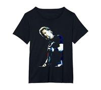 Metallica James Hetfield by Andy Willsher T-Shirt, Women's Plus, Black, 2X