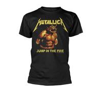 Metallica Jump in The Fire Vintage Official Tee T-Shirt Mens Unisex