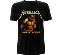 Metallica Jump In The Fire Vintage Official Unisex T-Shirt