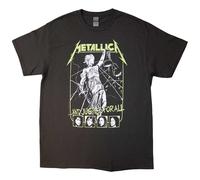 Metallica - Justice Faces Charcoal - T-Shirt - grey - L - 100% Cotton,Jersey L