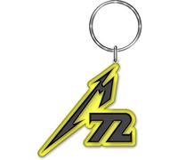 Metallica Key Chain Seasons M72 Band Logo Official Metal 5x5cm Yellow
