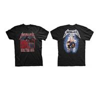 Metallica - tshirt - Unisex - Short Sleeves - Medium - E500z