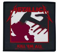 Metallica Kill 'Em All Patch black white red Onesize