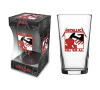 Metallica Kill 'Em All Pint/ Beer Glass (rz)